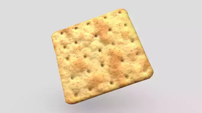 Cracker Low-poly 3D model