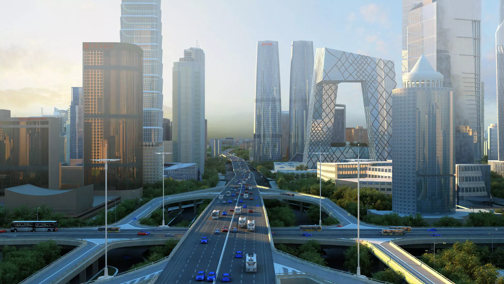 Beijing China 3D model