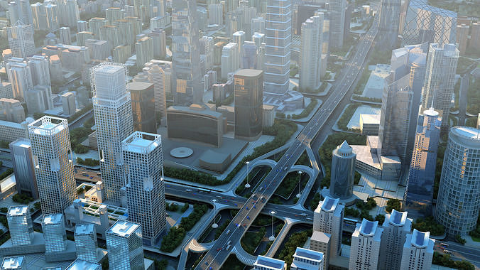 Beijing  China 3D model 5