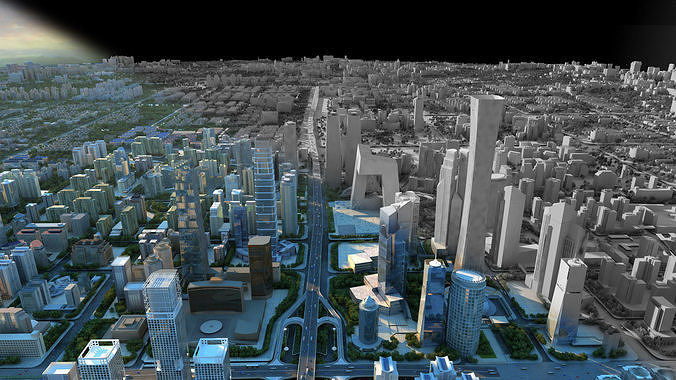 Beijing  China 3D model 7