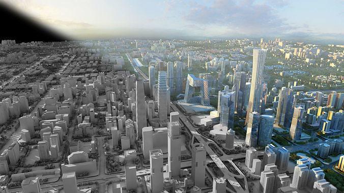 Beijing  China 3D model 6