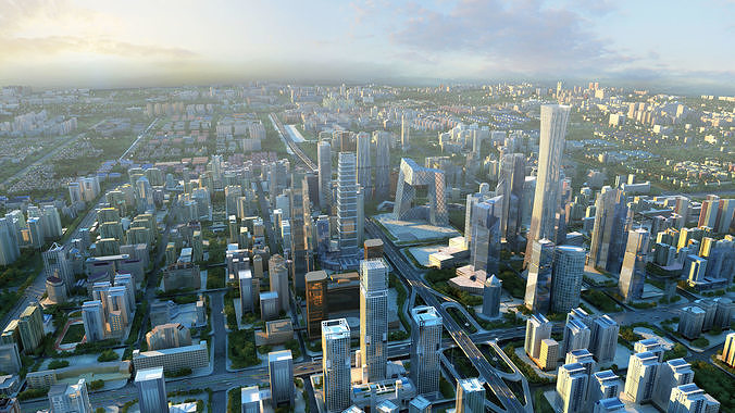 Beijing  China 3D model 3