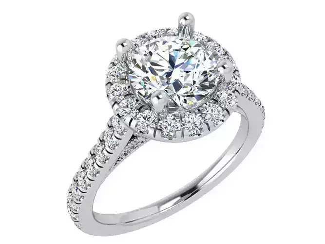 Round Halo Ring 3616