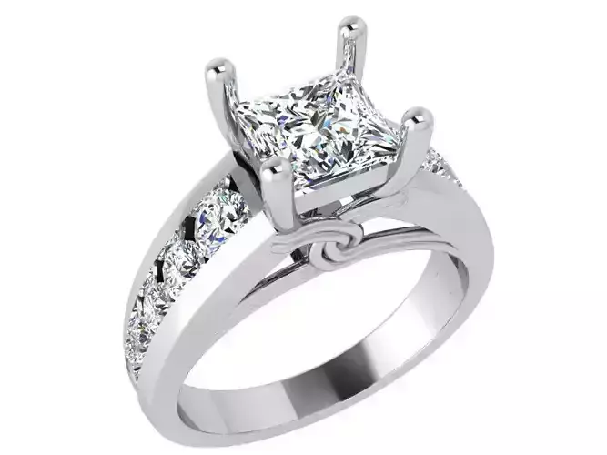 Princess Channel Setting Ring 3623