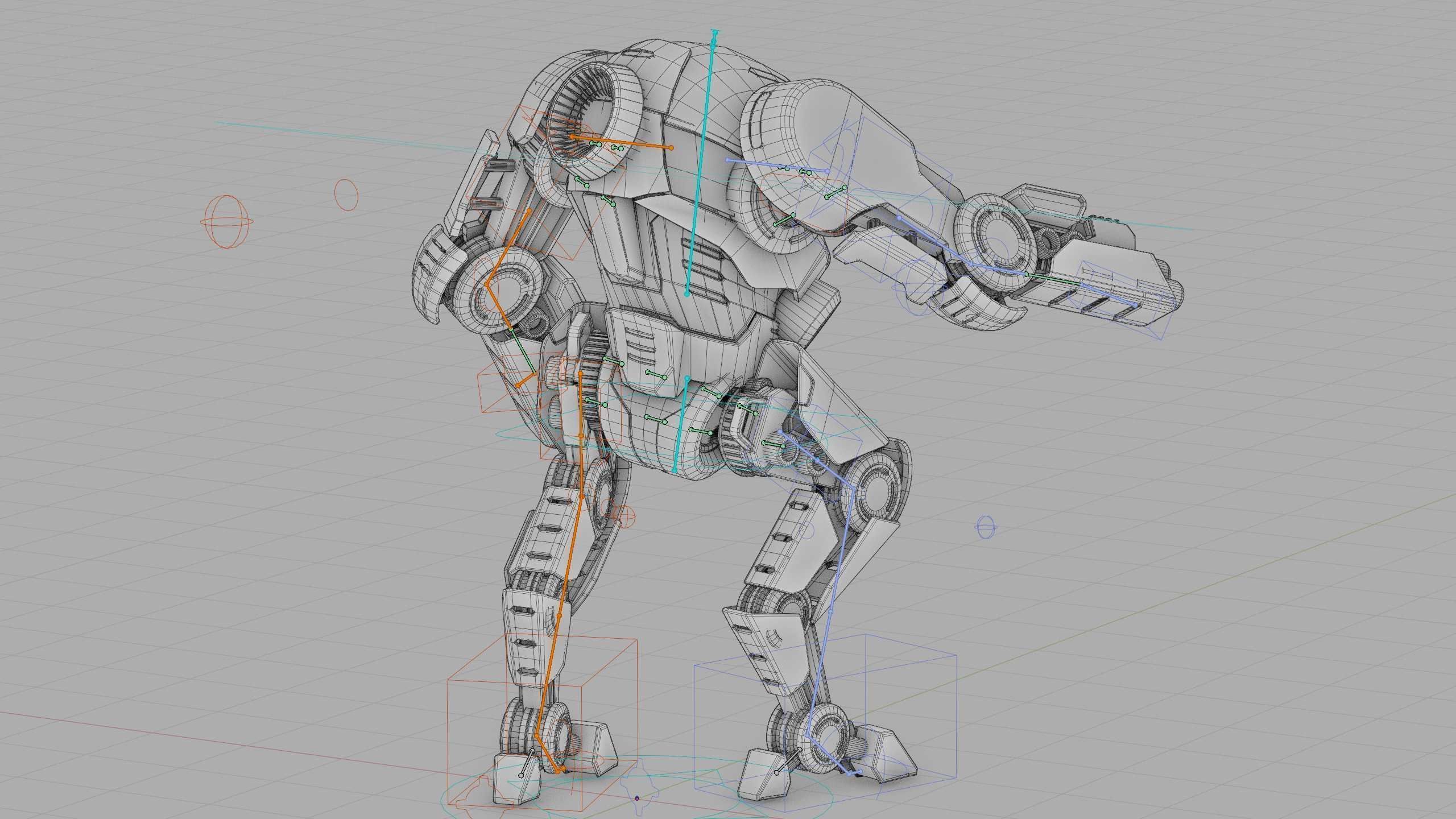 ROBOCOP Z-500  Rigged for Unreal Engine - Unity - MIXAMO  3D model_41