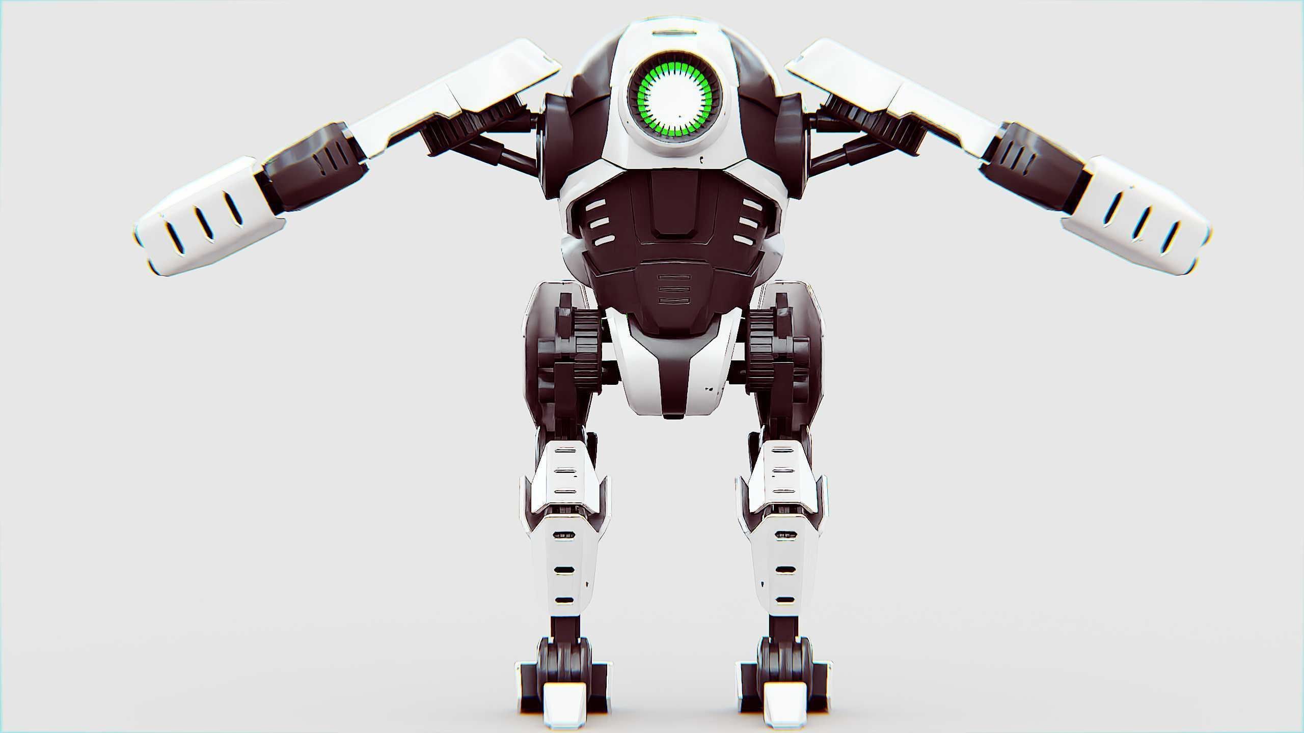 ROBOCOP Z-500  Rigged for Unreal Engine - Unity - MIXAMO  3D model_31