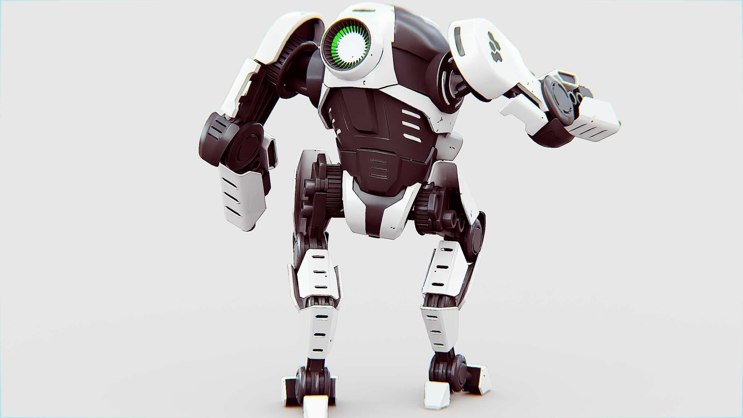 ROBOCOP Z-500  Rigged for Unreal Engine - Unity - MIXAMO  3D model_21