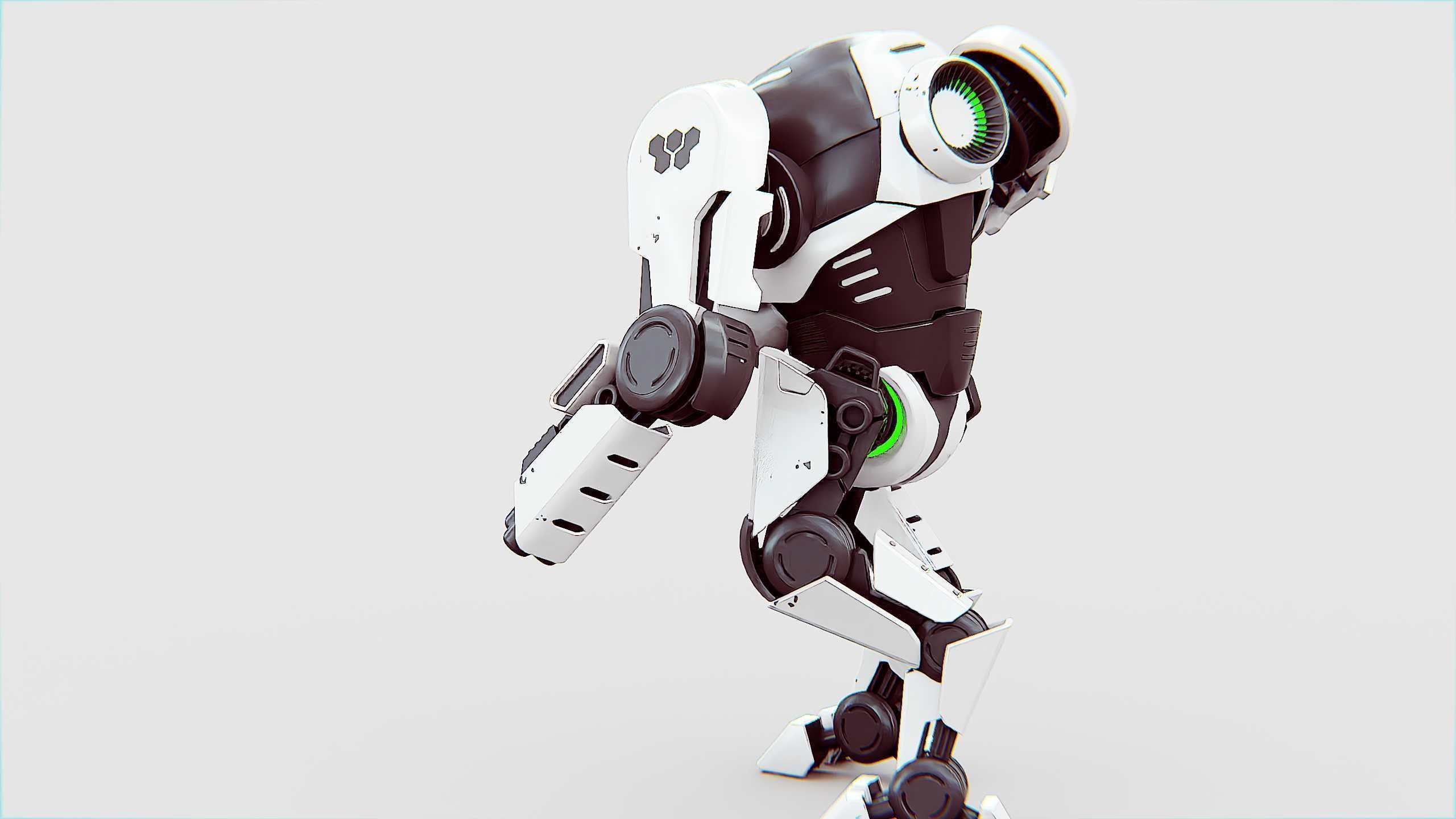 ROBOCOP Z-500  Rigged for Unreal Engine - Unity - MIXAMO  3D model_16
