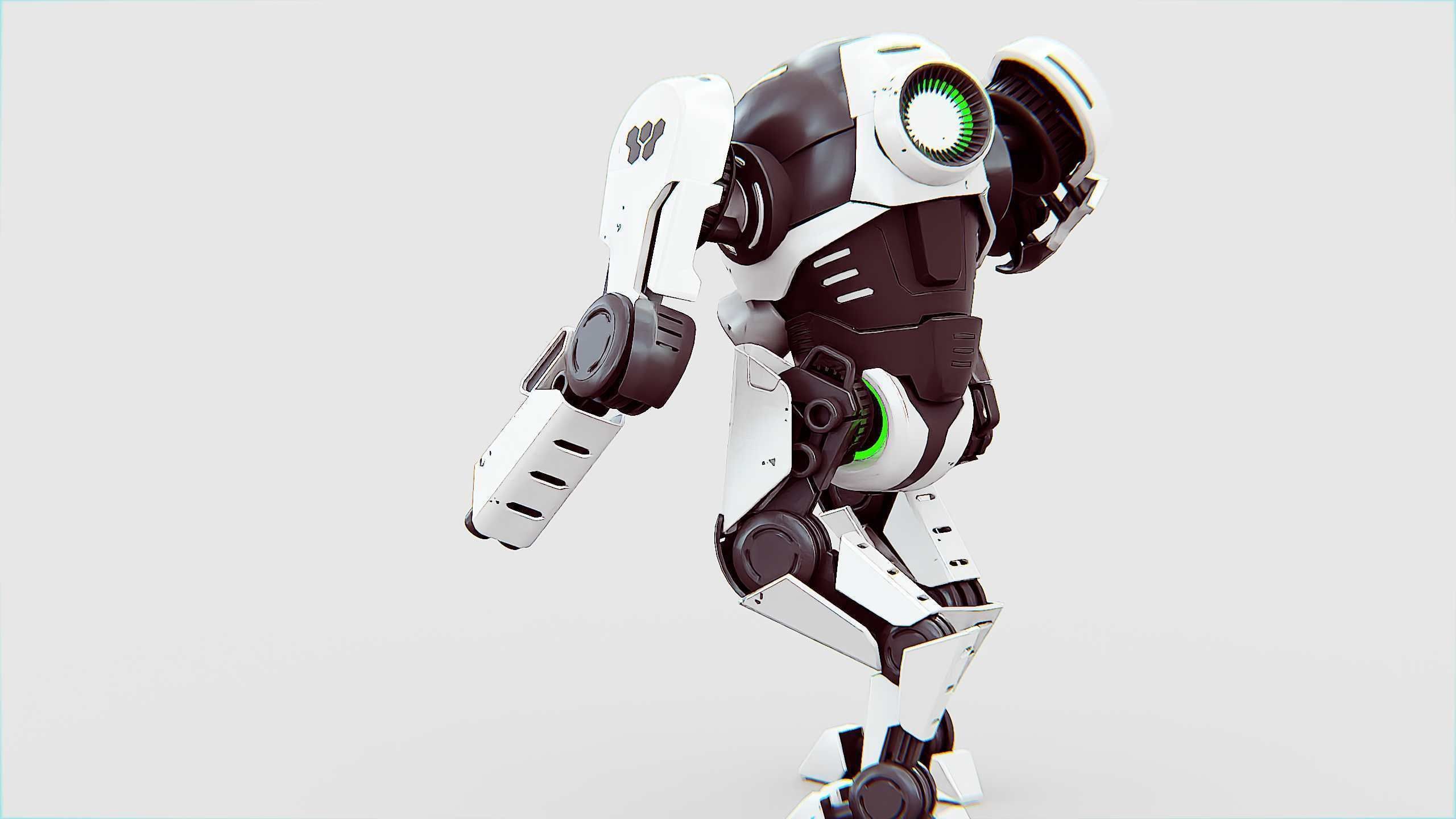 ROBOCOP Z-500  Rigged for Unreal Engine - Unity - MIXAMO  3D model_17
