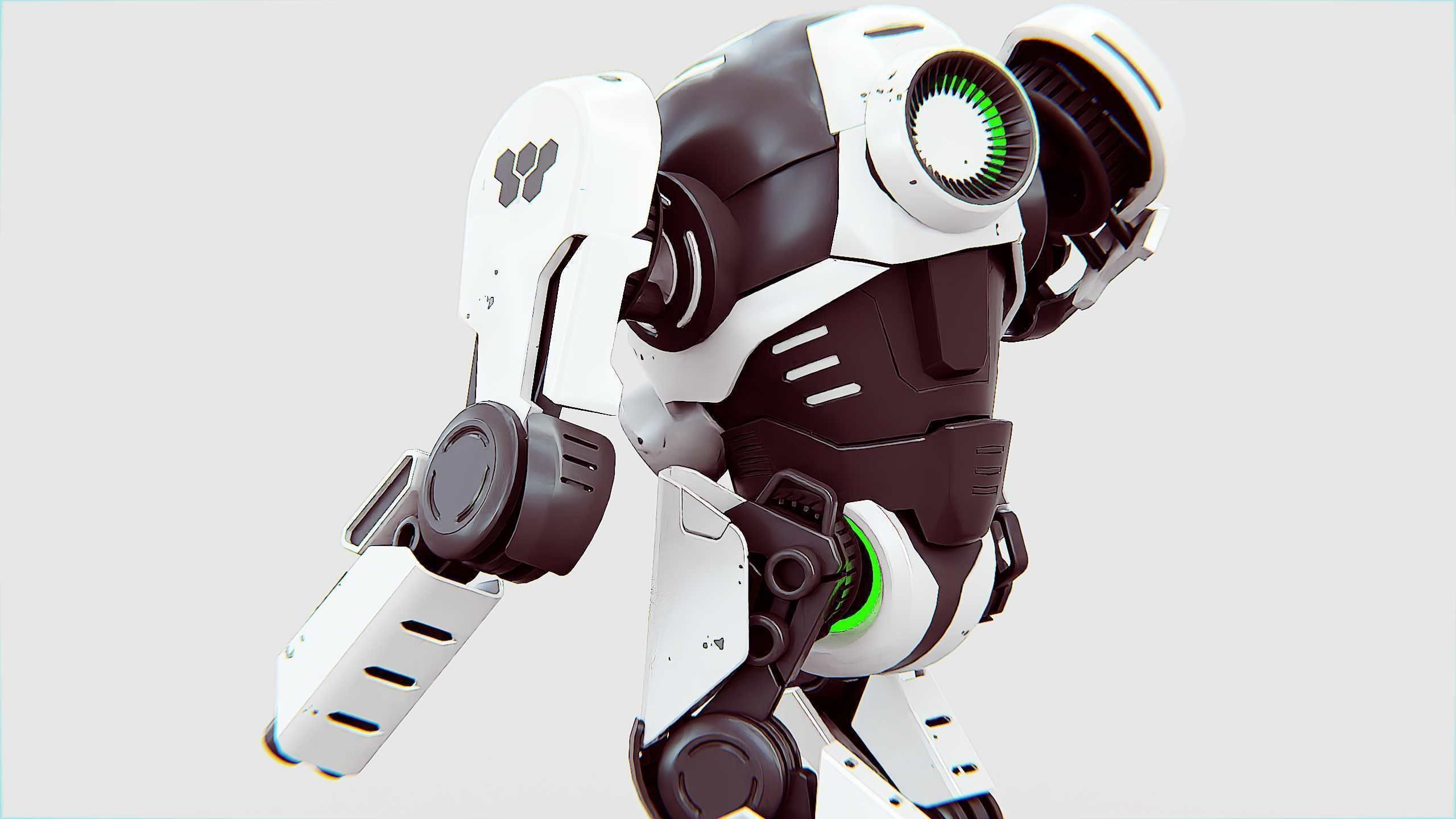 ROBOCOP Z-500  Rigged for Unreal Engine - Unity - MIXAMO  3D model_28