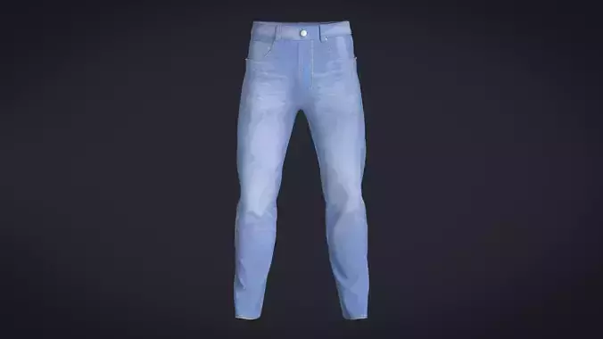 Men Denim Pant - Washed