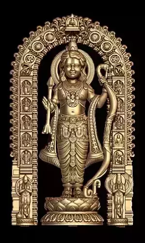SHREE RAM 3D MODEL 3D print model