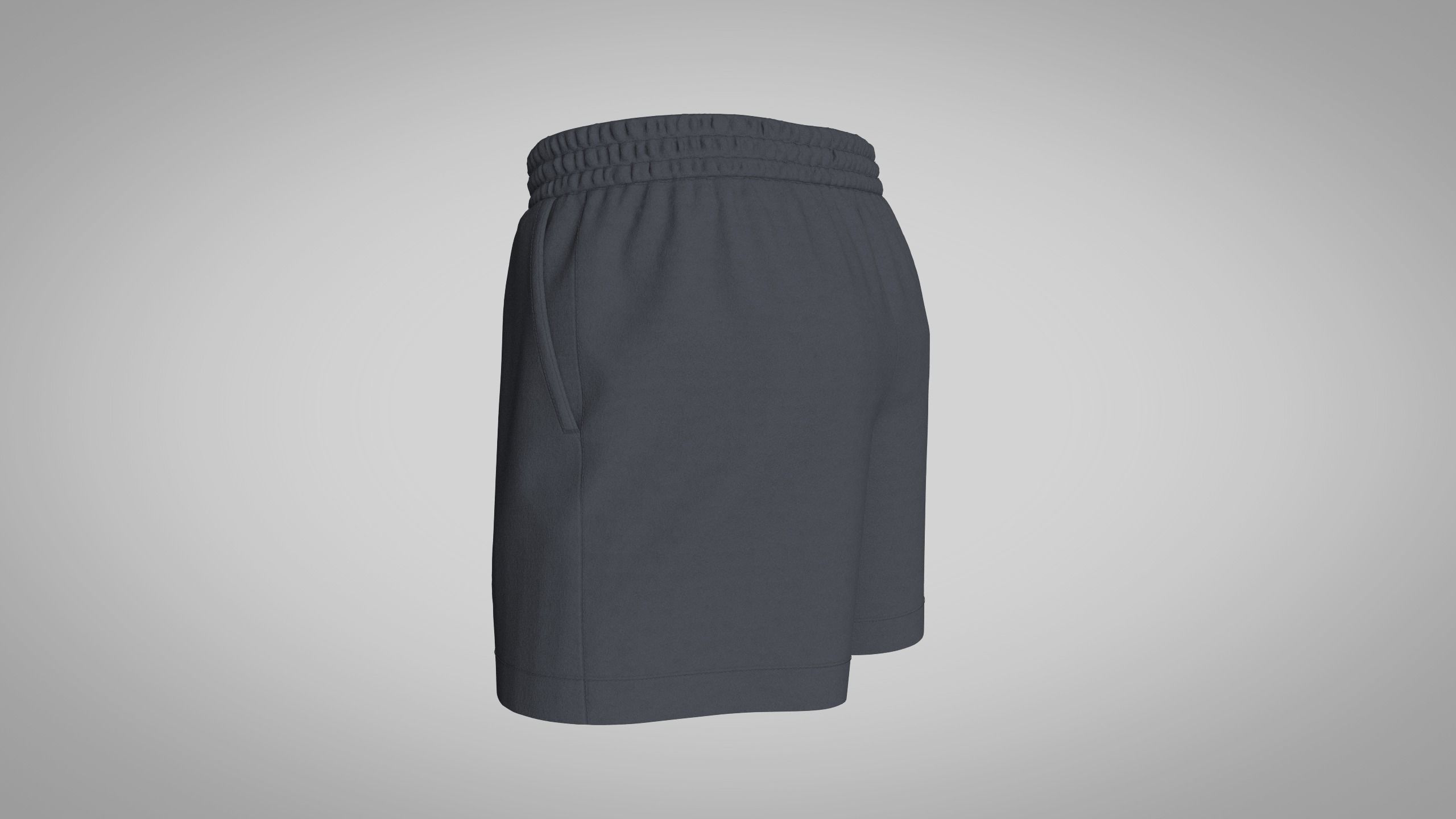 Men Shorts 3D model_4
