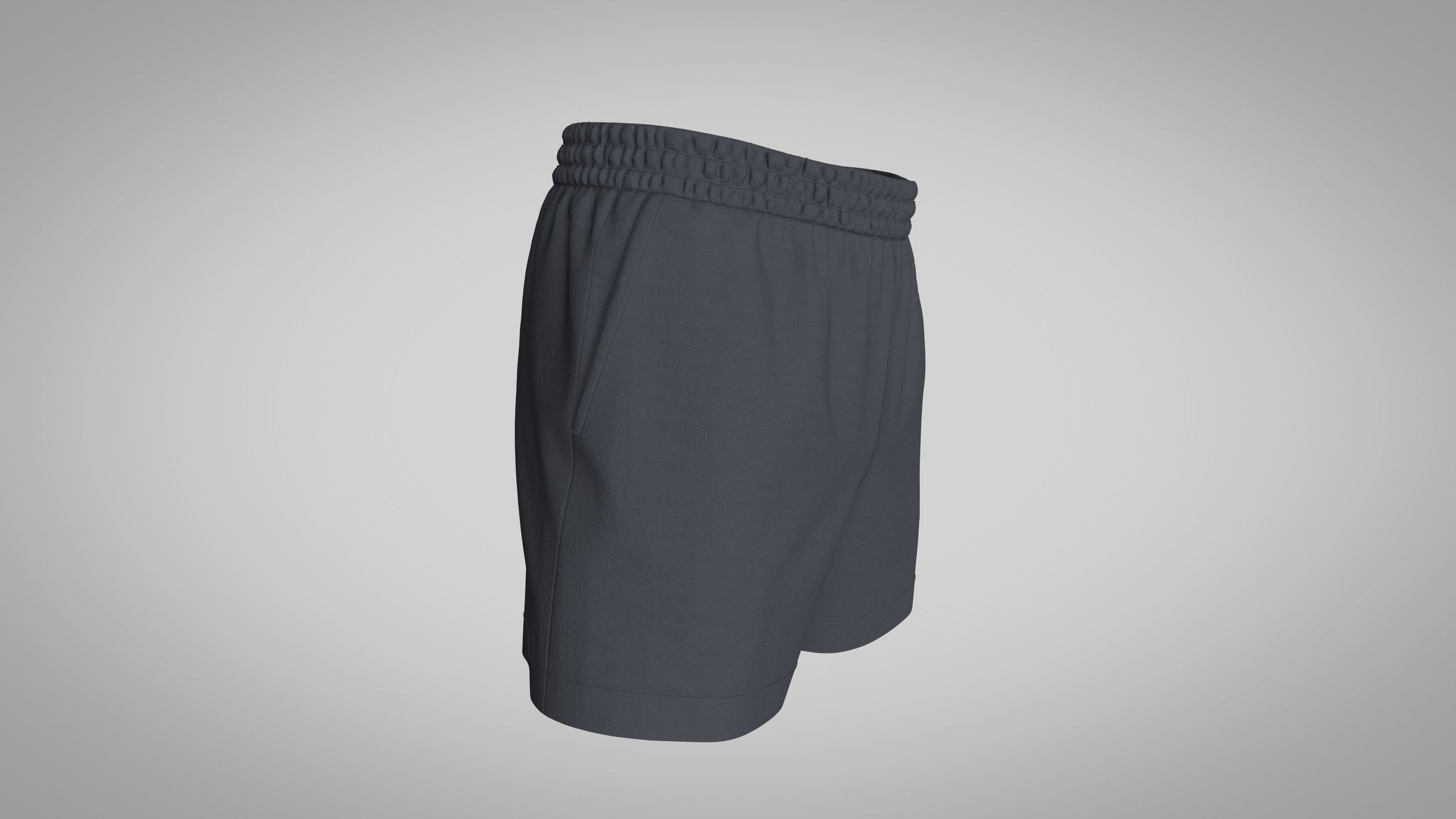 Men Shorts 3D model_1