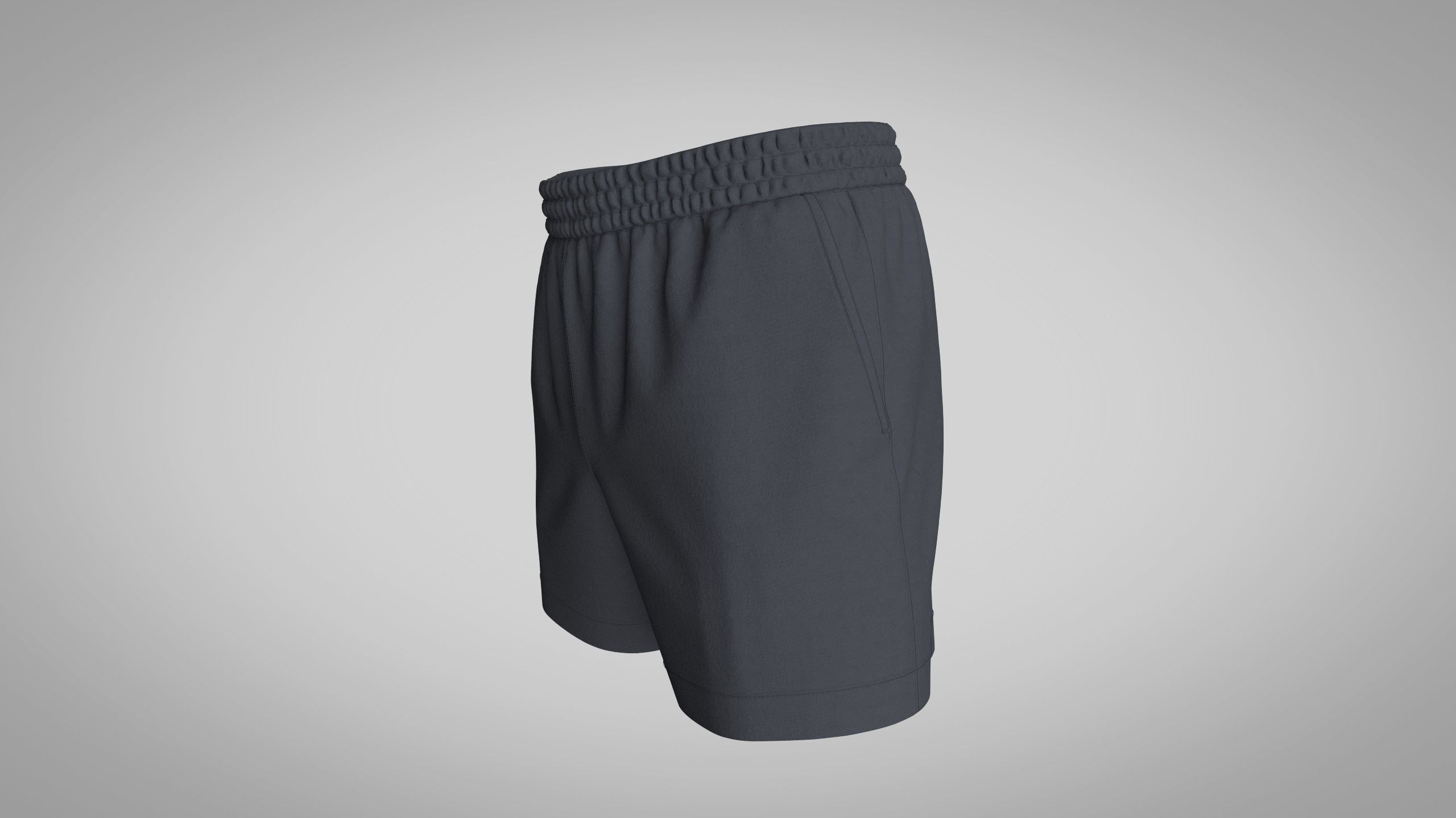 Men Shorts 3D model_5