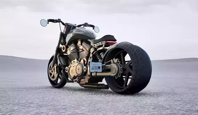 Hyper-Detailed Super Bike