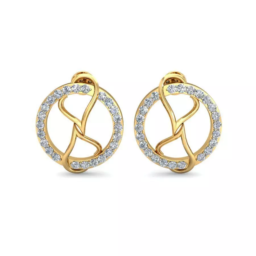 EARRING TWIN HEART 3D print model