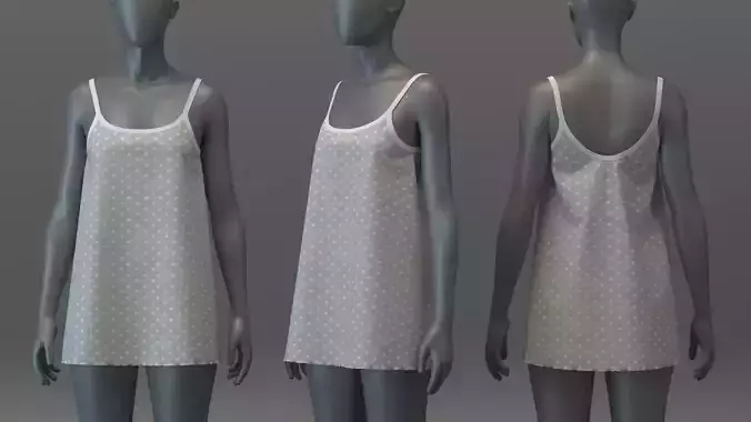  Floral Lingerie Dress