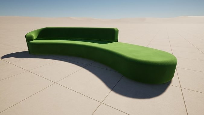 Curve Sofa Free 3D print model