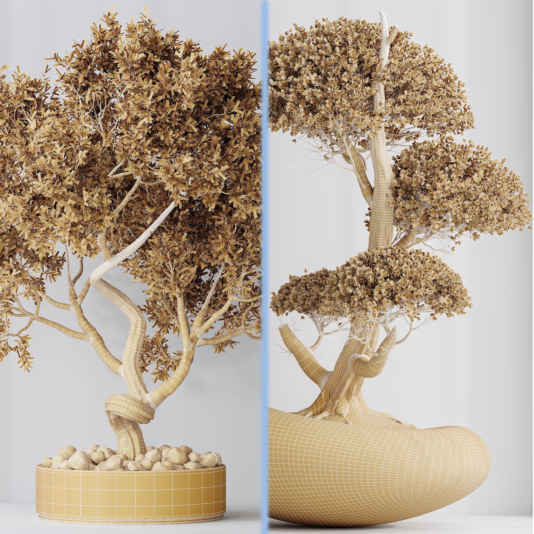 6 Different SETS of Plant Indoor SET VOL138 3D Model Collection_26