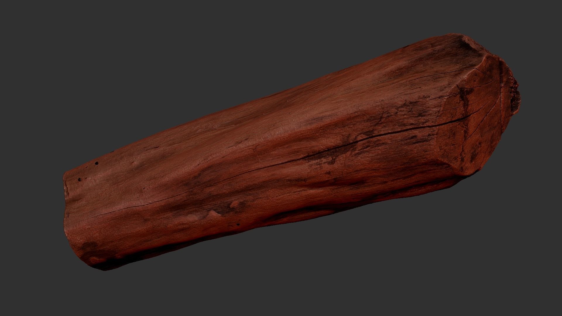 3D Scan Realistic tree timber 3D model_11
