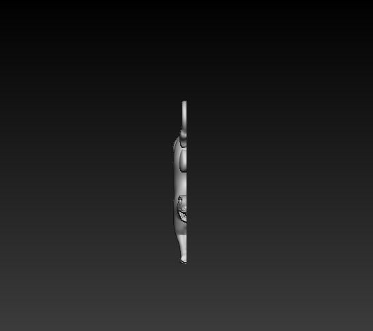 Tiger pendant 3D print model_1