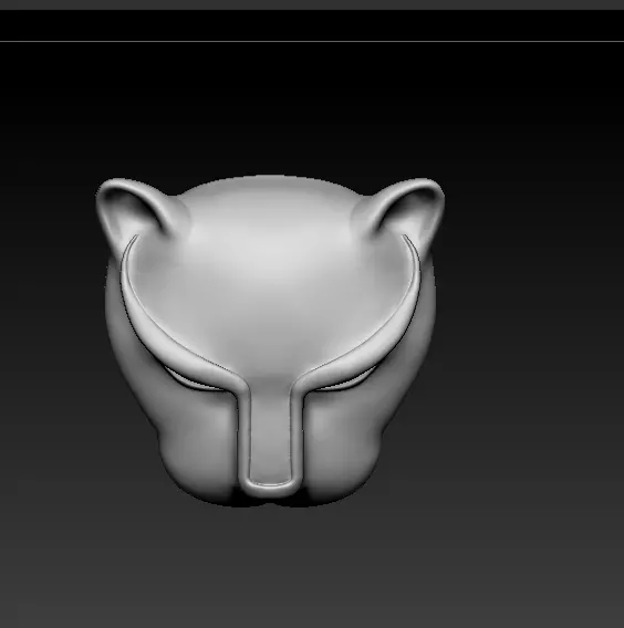 Leopard Face model 3D print model_0