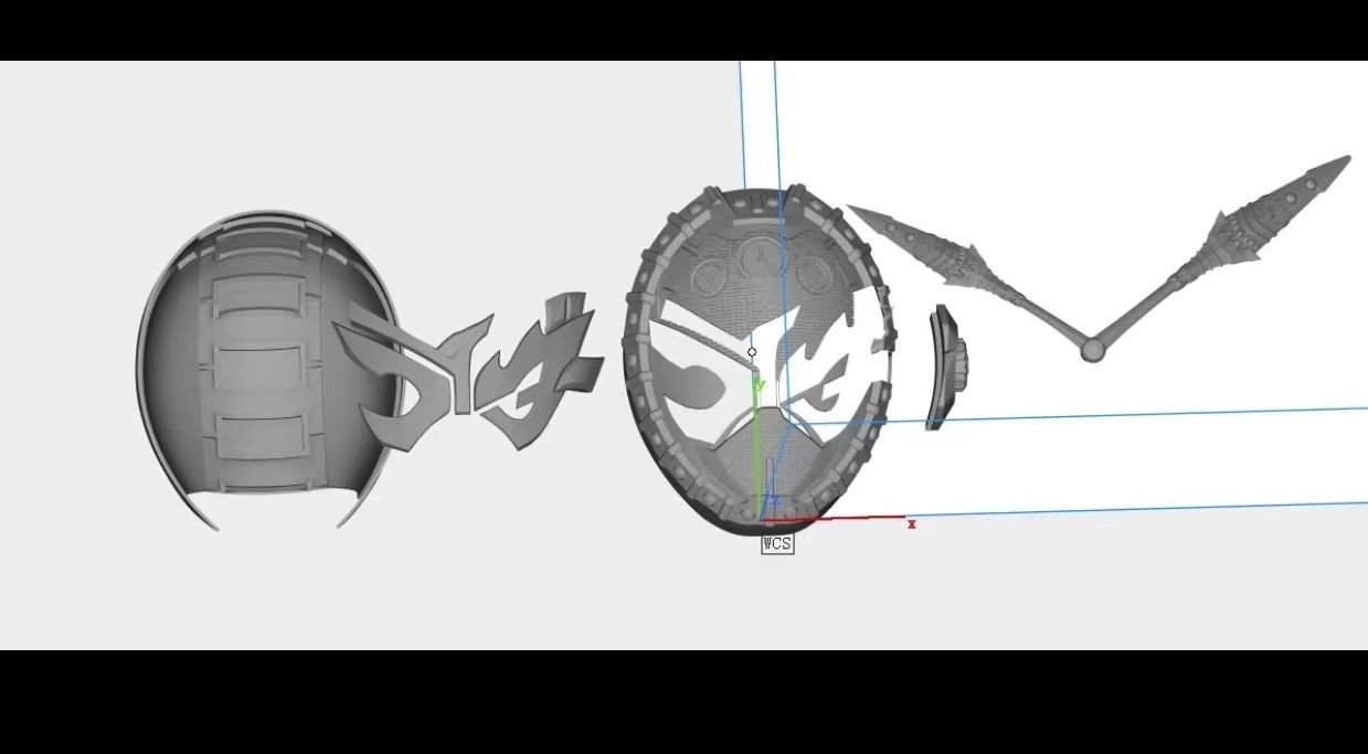 kamen rider zio 3Dprint modle 3D print model_2