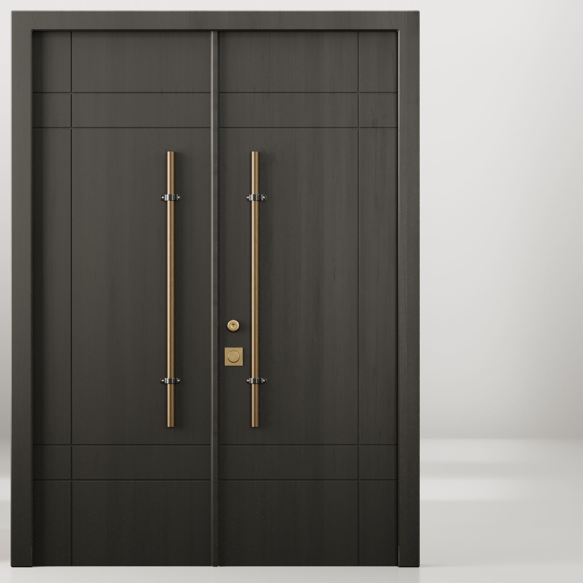 Entrance door set5 3D model_1