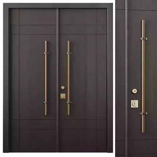 Entrance door set5 3D model