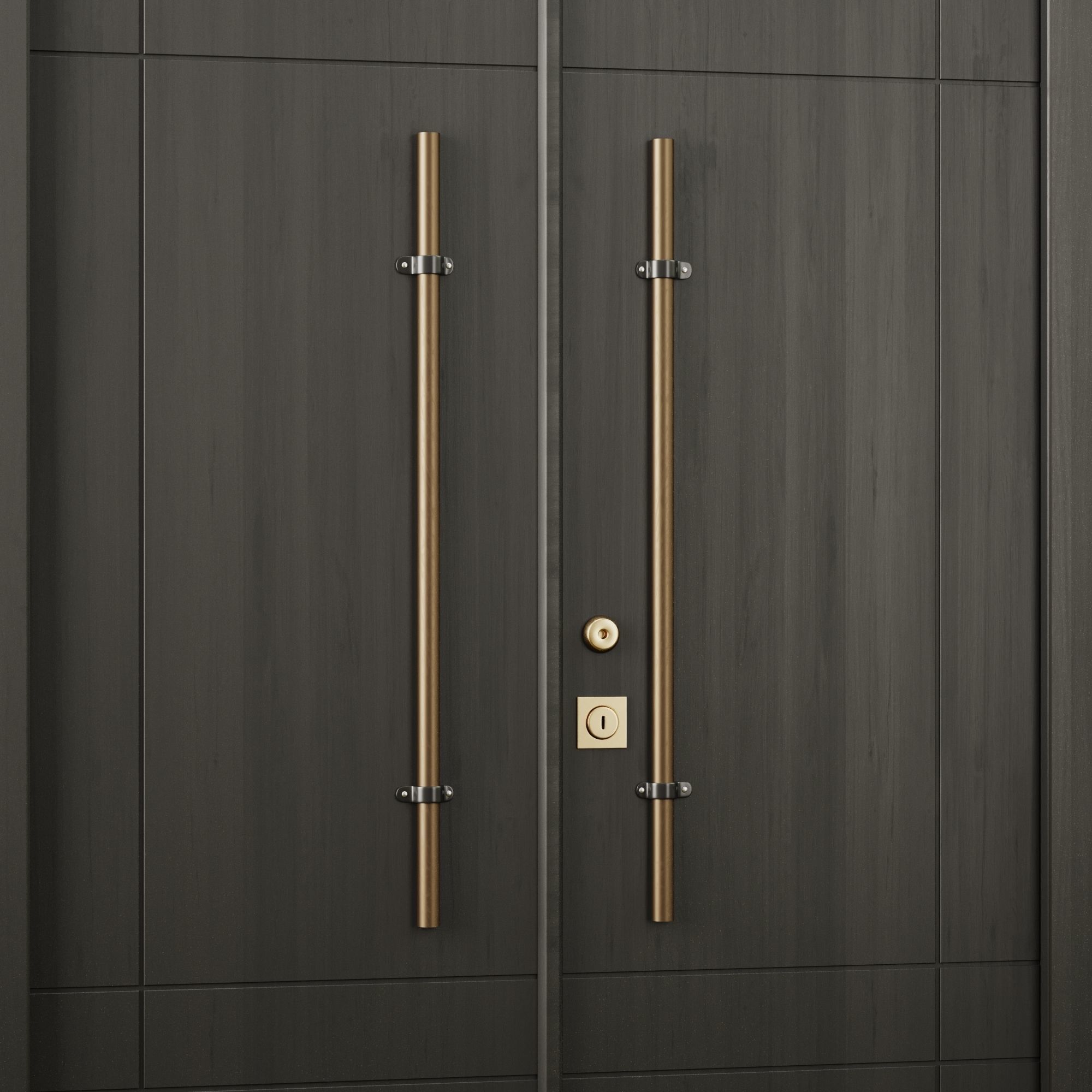 Entrance door set5 3D model_3
