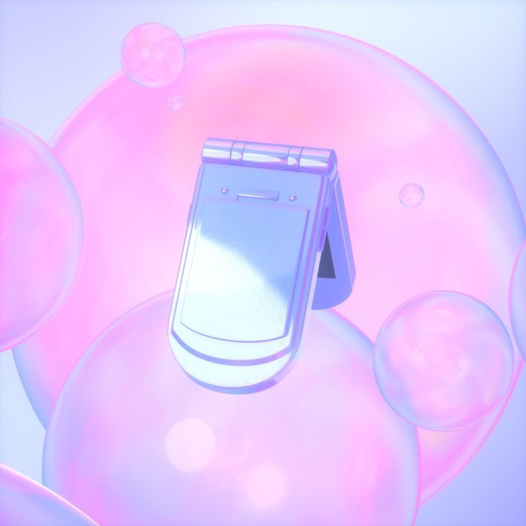 Flip Cell Phone 3D model_9