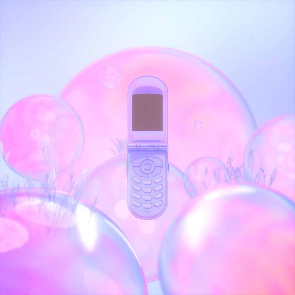 Flip Cell Phone 3D model_6