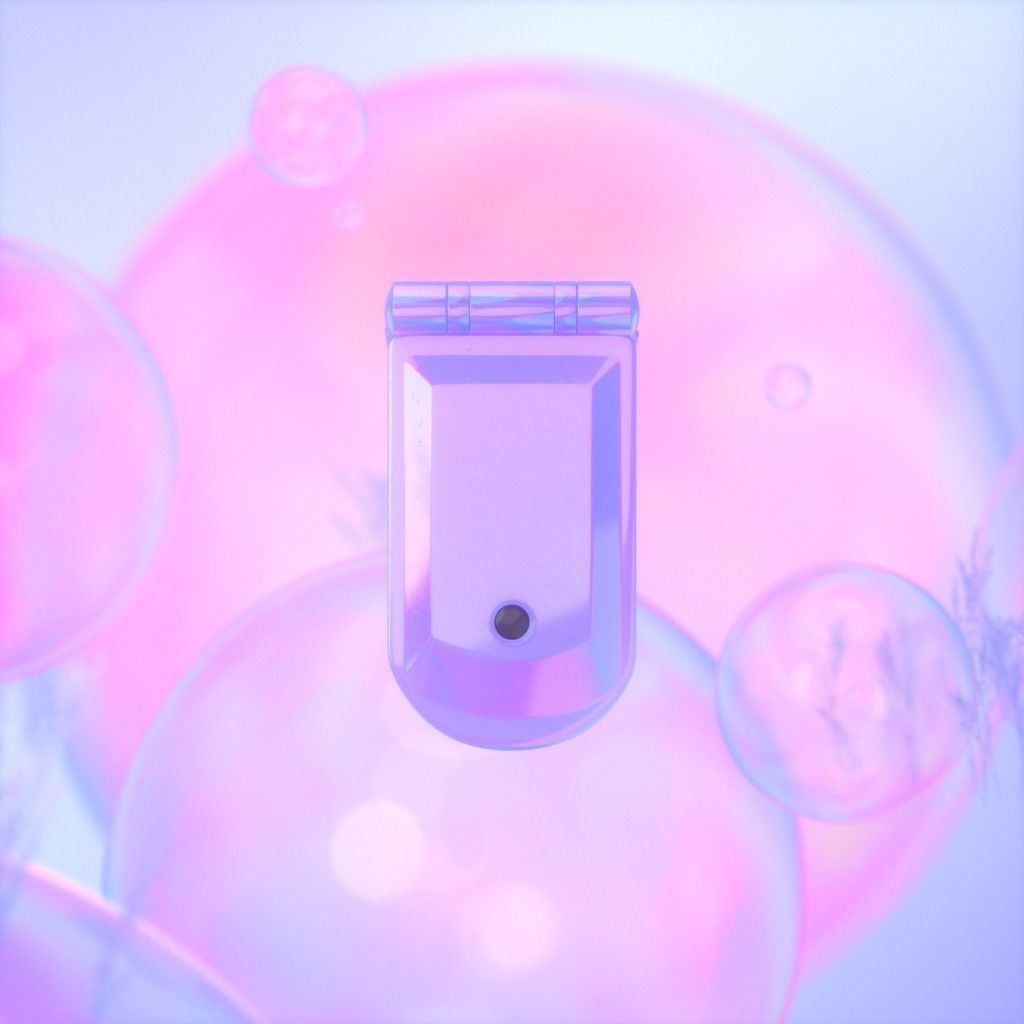 Flip Cell Phone 3D model_7