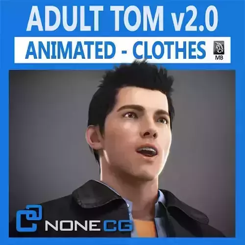 Animated Male Tom v2 3D model