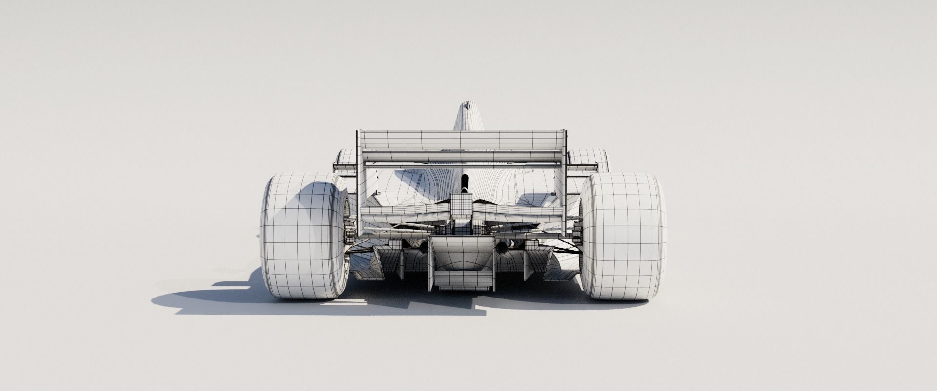 Williams FW18 1996 Formula 1 Car 3D model_12