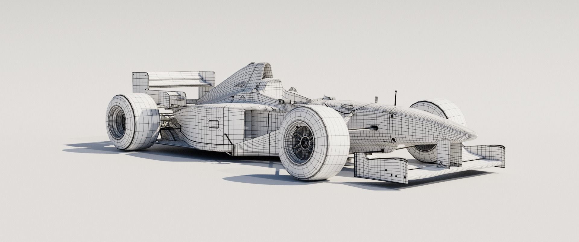 Williams FW18 1996 Formula 1 Car 3D model_7