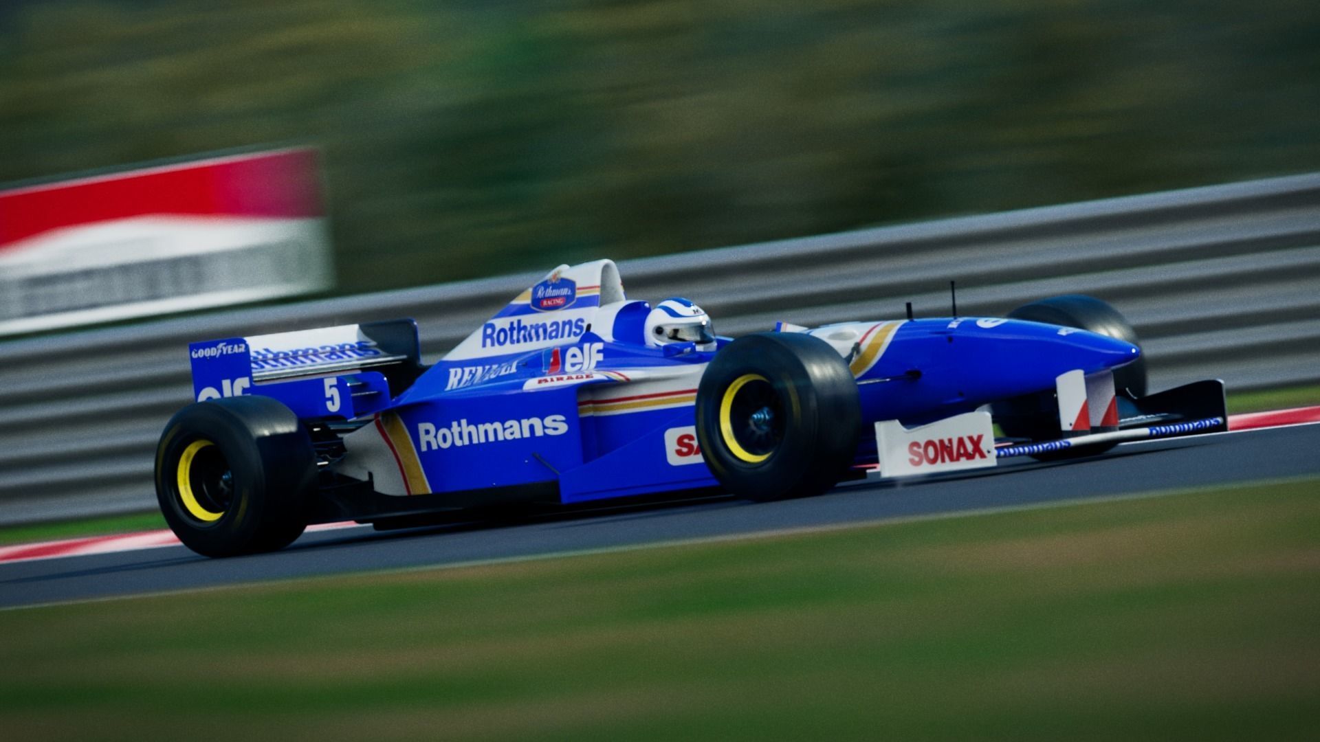 Williams FW18 1996 Formula 1 Car 3D model_13