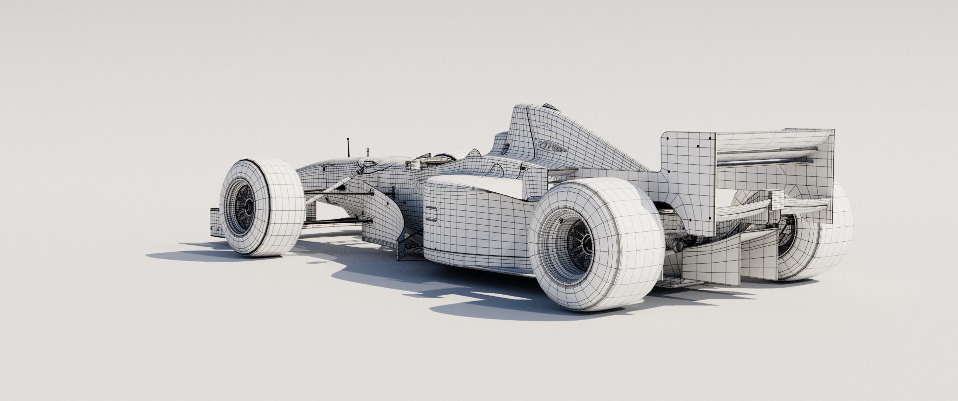 Williams FW18 1996 Formula 1 Car 3D model_11