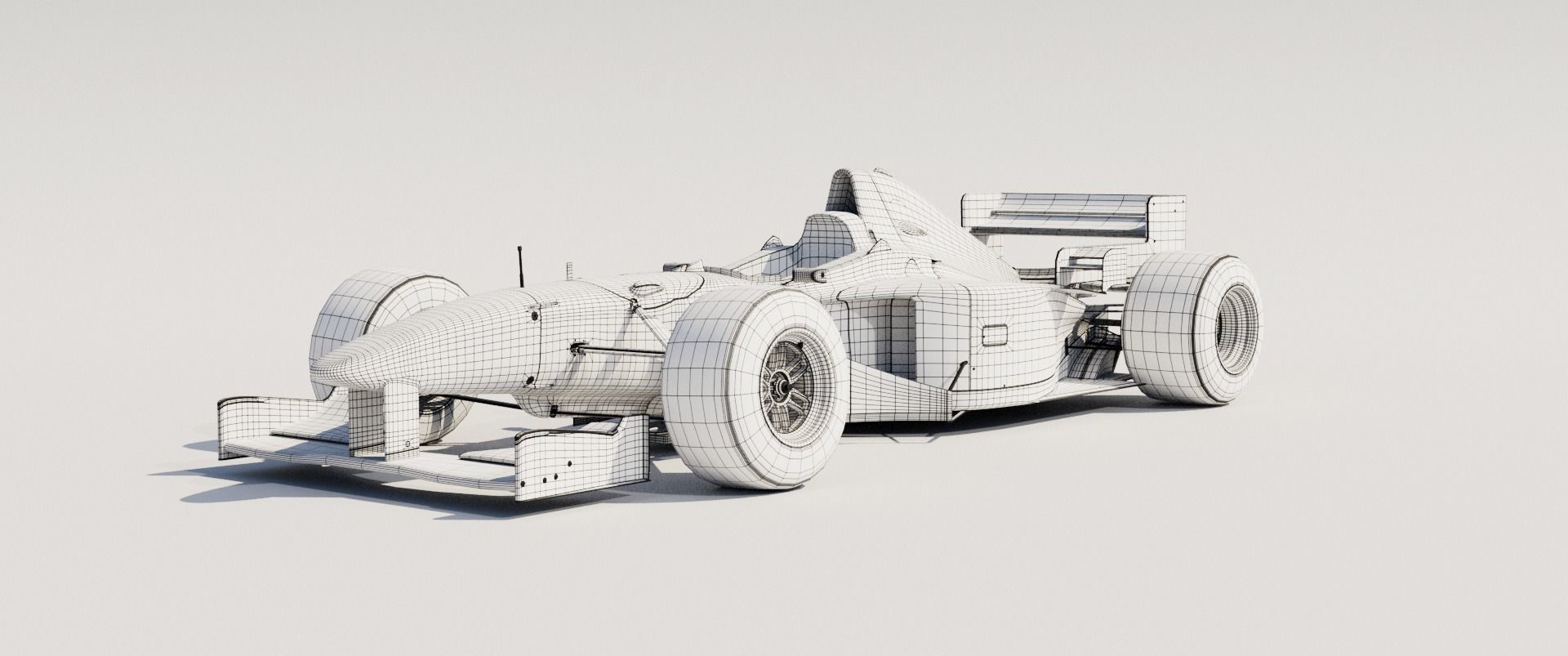 Williams FW18 1996 Formula 1 Car 3D model_10