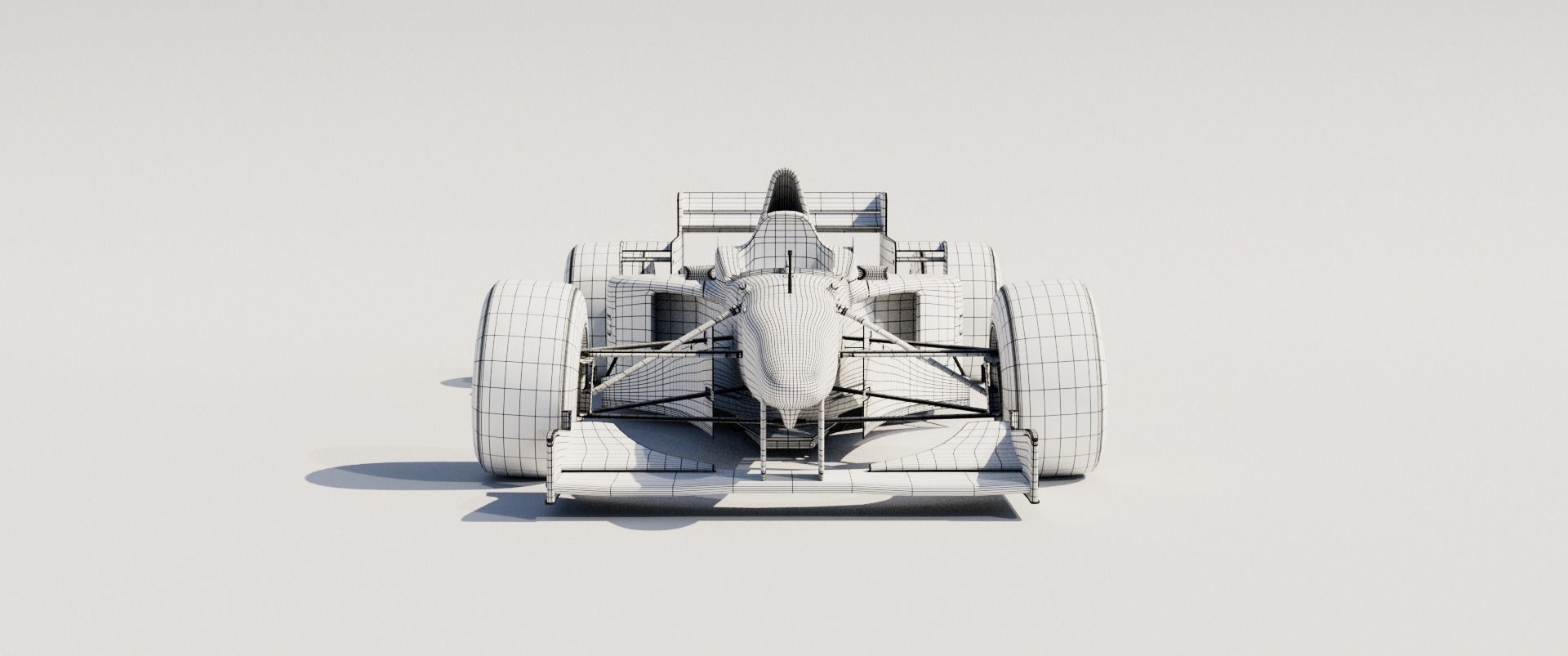 Williams FW18 1996 Formula 1 Car 3D model_8