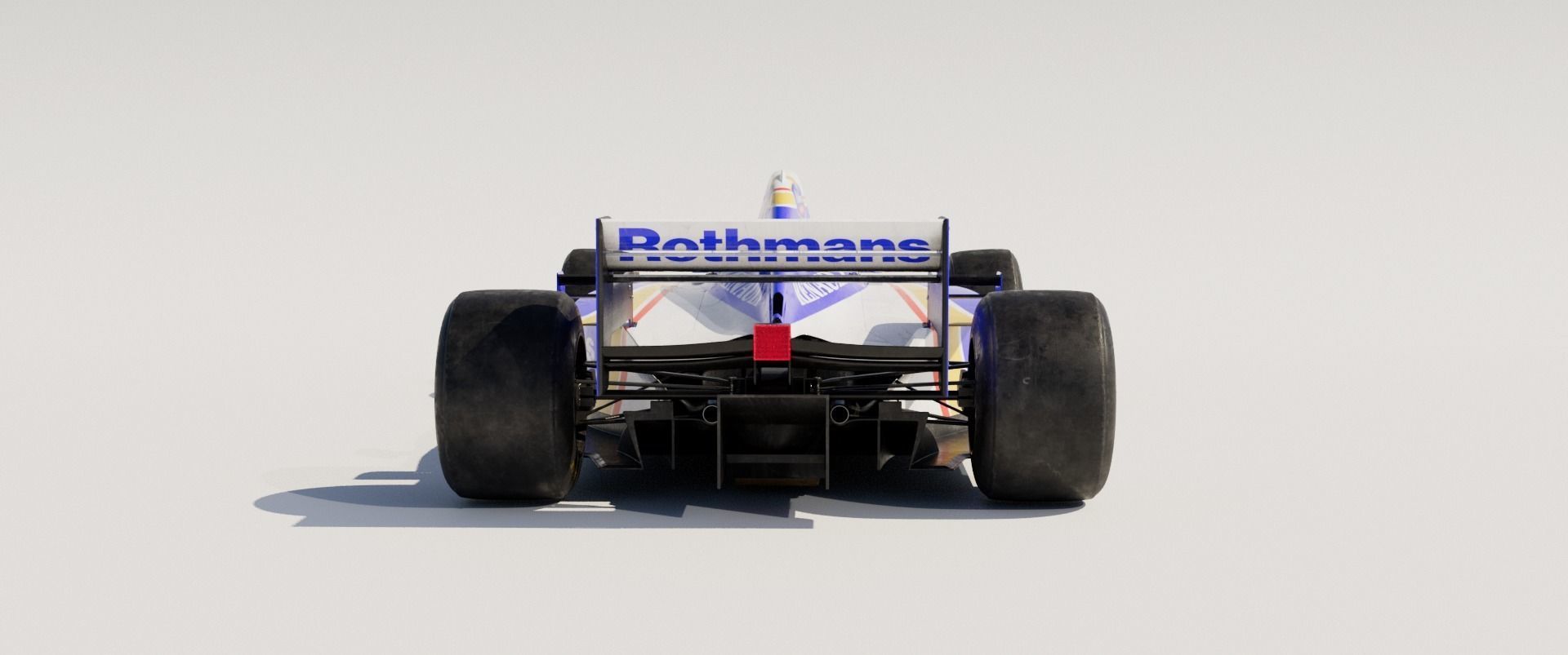 Williams FW18 1996 Formula 1 Car 3D model_6