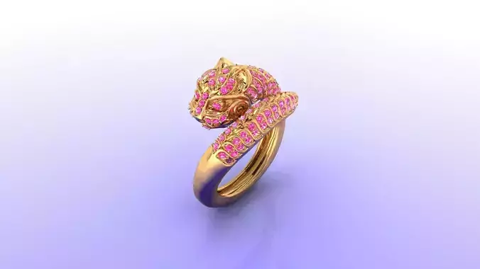 baby dragon  ring 3D print model
