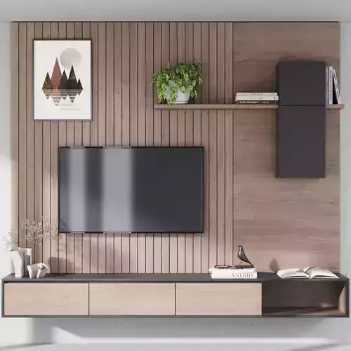 TV wall decor set10