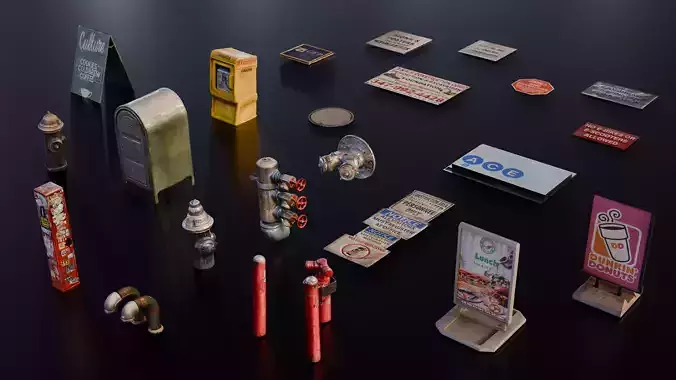 New York Street Props