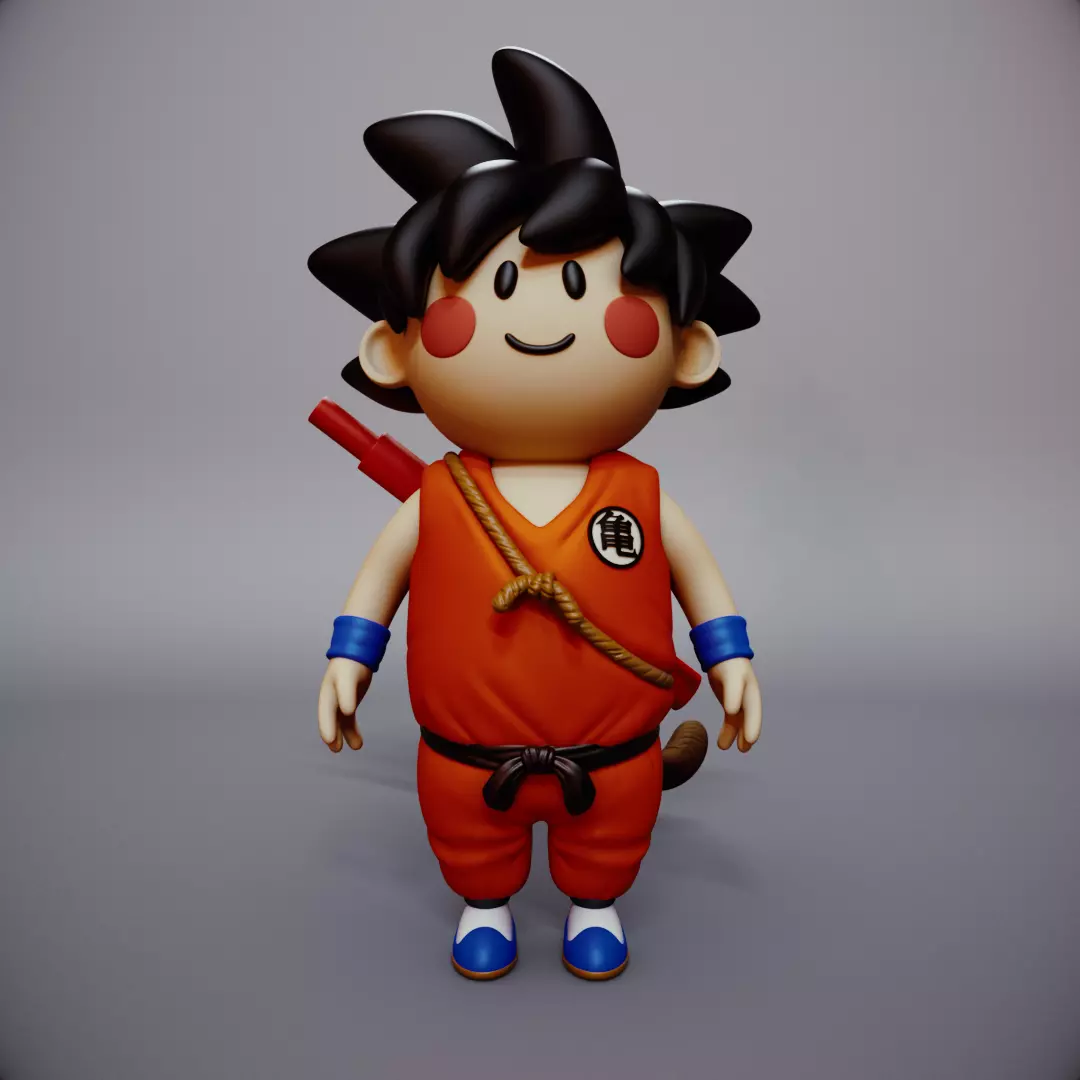 Dragon Ball - Goku Figure Free 3D print model