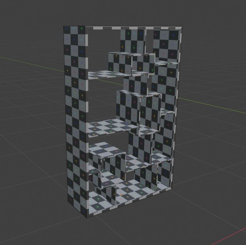 Walnut Shelf 3D model_6