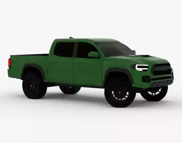 Toyota Tacoma TRD Low-poly 3D model