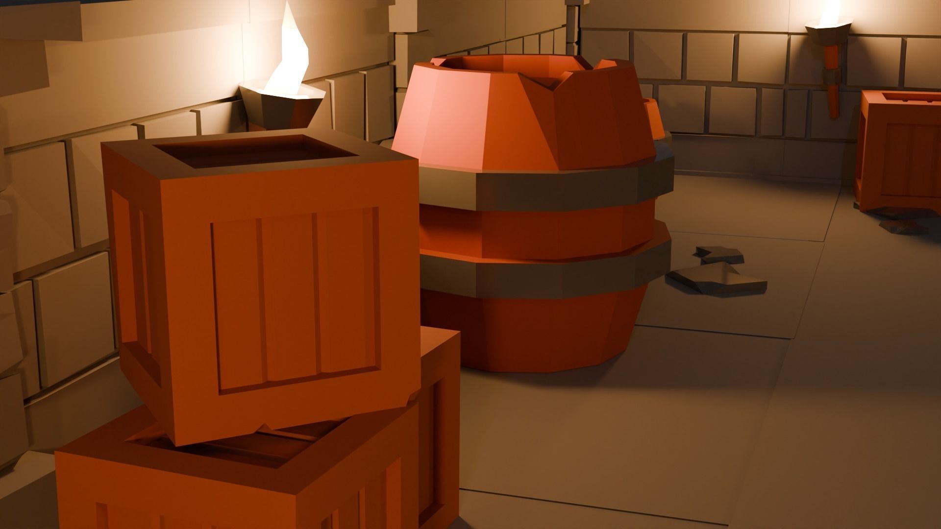 Bunker 3D model_2