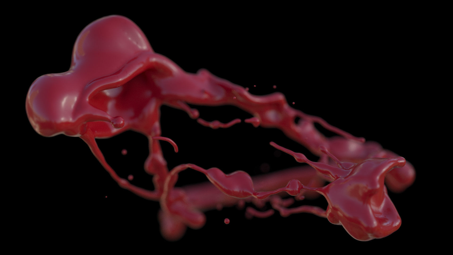 Crazy Splash 3D model_2